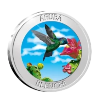 Pi&egrave;ce Aruba 5 florin Silver Elisabeth II, Reine d\'Angleterre et du Commonwealth 2020 Ottawa