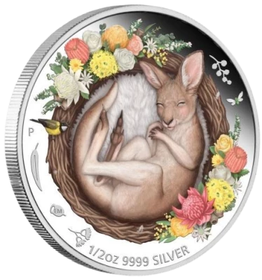 Pi�ce Australia 50 cents Silver Elisabeth II, Reine d\'Angleterre et du Commonwealth 2021 Perth