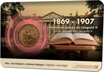 Pi�ce Belgium 1 centime Copper 1869-1907