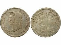 Pi&egrave;ce Bolivia 4 soles Argento Simon Bolivar 1856 PTS Potosi