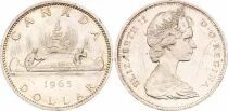 Pi&egrave;ce Canada 1 dollar Argento Elisabeth II, Reine d\'Angleterre et du Commonwealth 1965 Ottawa
