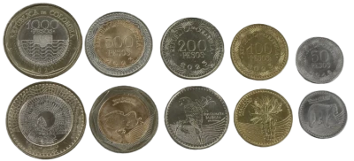 Pi�ce Colombia pesos Bi-metallic 2023 Bogota