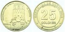 Pi&egrave;ce Costa Rica 25 colones Messing 2023
