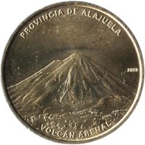 Pi&egrave;ce Costa Rica 25 colones N&iacute;quel-Laton 2023