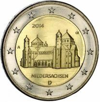 Pi&egrave;ce Deutschland 2 euro Bimetal   2014 A Berlin