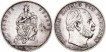 Pi&egrave;ce Etats Allemands (Prusse) 1 thaler Plata Guillaume Ier de Prusse 1871 A Berlin