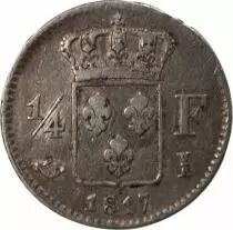 Pièce France 01-avr franc Silver Louis XVIII 1817 I Limoges