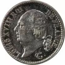 Pi&egrave;ce France 1/4 Franc Silver Louis XVIII 1818 B Rouen