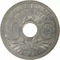Pièce France 10 centimes Zinc 1941 A Paris