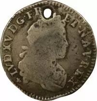 Pièce France 20 sols Silver Louis XV 1720 H La Rochelle