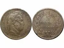 Pièce France 5 francs Silver Louis-Philippe Ier 1831 MA Marseille
