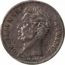 Pi&egrave;ce Francia 01-avr franc Argento Charles X 1829 B Rouen