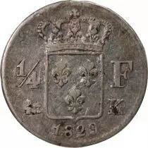 Pi&egrave;ce Francia 01-avr franc Argento Charles X 1829
