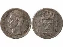 Pi&egrave;ce Francia 01-avr franc Plata Charles X 1829
