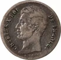 Pi&egrave;ce Francia 01-avr franc Plata Charles X 1830 W Lille