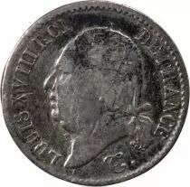 Pi&egrave;ce Francia 01-avr franc Plata Louis XVIII 1817 L Bayonne