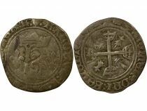 Pi&egrave;ce Francia 1 carolus Cobre-Plata Charles VIII 1491-1498 9 Rennes