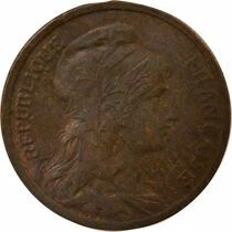 Pi&egrave;ce Francia 1 centime Bronce 1908 A Paris