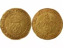 Pi&egrave;ce Francia 1 ecu d\'or Oro Louis XIII 1631 A Paris