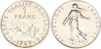 Pi&egrave;ce Francia 1 franc N&iacute;quel 1969 A Paris