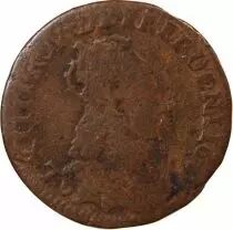 Pi&egrave;ce Francia 1 liard Rame Louis XIV 1655-1658 Vimy