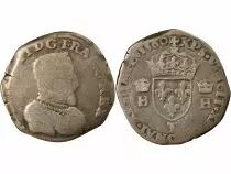 Pi&egrave;ce Francia 1 teston Plata Henri II 1560 T Nantes