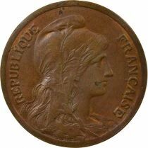 Pi&egrave;ce Francia 10 centimes Bronzo   1917 A Paris
