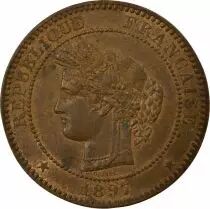Pi&egrave;ce Francia 10 centimes Bronzo 1897 A Paris