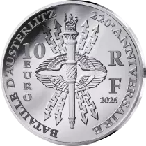 Pi&egrave;ce Francia 10 euros Argento Napol&eacute;on Ier, Empereur de France, Roi d\'Italie 2025