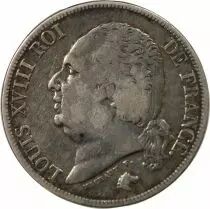 Pi&egrave;ce Francia 2 francs Argento Louis XVIII 1824 A Paris