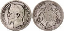 Pi&egrave;ce Francia 2 francs Argento Napol&eacute;on III 1866 A Paris