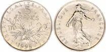 Pi&egrave;ce Francia 5 francs Rame-Nickel 1995 A Paris
