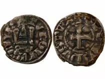 Pi&egrave;ce Francia Denier Tournois Argento Philippe IV 1290-1295