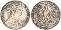 Pi&egrave;ce Frankfurt 1 thaler Silber 1860 Francfort (C)