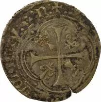 Pi&egrave;ce Frankreich 1 Billon Charles VIII 1491-1498 T Nantes
