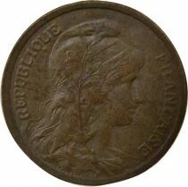 Pi&egrave;ce Frankreich 1 centime Bronze 1908 A Paris