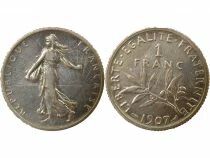 Pi&egrave;ce Frankreich 1 franc Silber   1907 A Paris