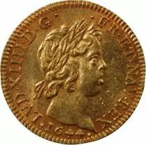 Pi&egrave;ce Frankreich 1 louis d\'or Gold Louis XIV 1644 A Paris