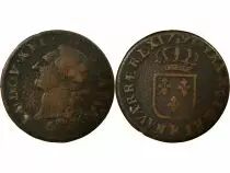 Pi&egrave;ce Frankreich 1 sol Kupfer Louis XVI 1791 R Orl&eacute;ans