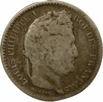 Pi&egrave;ce Frankreich 25 centimes Silber   Louis-Philippe Ier 1847 A - Paris