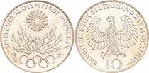 Pi&egrave;ce Germania (Repubblica Federale) 10 deutsche mark Argento 1972 G Karlsruhe
