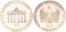 Pi&egrave;ce Germania (Repubblica Federale) 10 deutsche mark Argento 1991 A Berlin