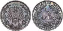 Pi&egrave;ce Germania 1/2 mark Argento 1918 A Berlin