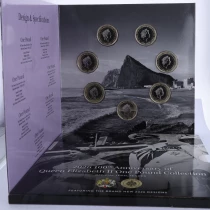 Pi&egrave;ce Gibraltar 1 dollar bimet&aacute;lica Elisabeth II, Reine d\'Angleterre et du Commonwealth 2026