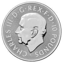 Pi&egrave;ce Grande Bretagne 10 pounds Argento 2025