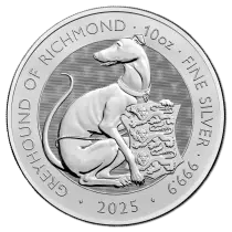 Pi&egrave;ce Grande Bretagne 10 pounds Silber 2025
