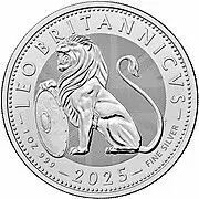 Pi&egrave;ce Grande Bretagne 2 pounds Plata 2025