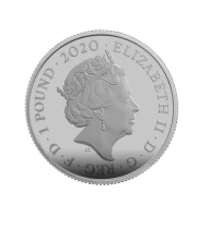 Pi&egrave;ce Gro&szlig;britannien 1 pound Kupfer-Nickel 2020 Llantrisant