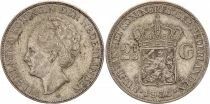 Pi&egrave;ce Holanda 2.5 gulden Plata Wilhelmina I 1930 Utrecht