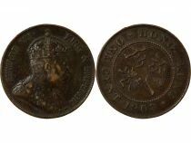 Pi&egrave;ce Hongkong 1 cent Bronze Edouard VII, Roi de Grande Bretagne, Empereur des Indes 1903 Londres